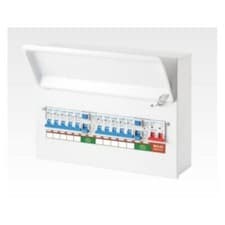 Image of Consumer Unit 16 Way Split Load c/w 100A Main Switch/2x63A 30mA RCD +10MCB’s