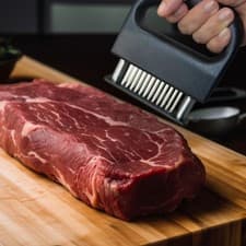 Image of 48-Needle Stainless Steel Meat Tenderizer for Beef Steak Chicken Kitchen Tool