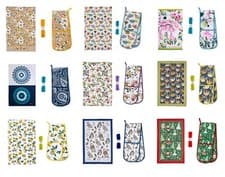 Image of Ulster Weavers Double Oven Glove Mitt, Tea Towel and Swedish Dish Cloth Set