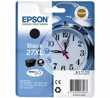 Image of Epson 27XL Black High Capacity Genuine Ink Cartridge Alarm Clock C13T27114012
