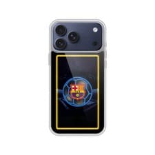 Image of OFFICIAL FC BARCELONA NEON SOFT GEL CASE FOR APPLE iPHONE PHONES