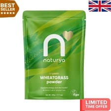 Image of Organic Wheatgrass Powder 200g - Rich in Fiber, Supports Healthy Skin & Vision