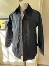 Image of Barbour Bedale Black Wax Jacket -c 42 New