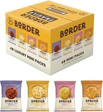Image of Border Luxury Mini Pack Assortment 48 Packs Biscuits 4 Variety Pack