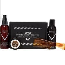 Image of Men Rock Soothing Beardy Beloved Blade Shunners Beard Care Kit Xmas Gift Sets