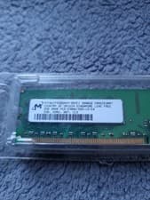 Image of Micron 2GB DDR2-667MHz PC2-5300 non-ECC Unbufered CL5 240-Pin DIMM memory module