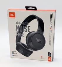 Image of JBL Tune 670NC Wireless Bluetooth Noise-Cancelling Headphones - BLACK