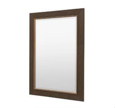 Image of Large Rustic Bronze Wall Mirror 107 x 77cm Rectangular Framed Mirror RRP £119.99