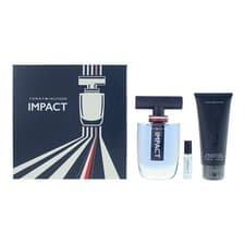 Image of Tommy Hilfiger Impact Eau de Toilette 100ml, 4ml + Body Wash 100ml Gift Set