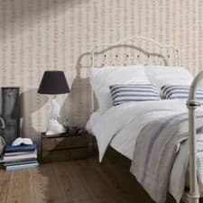 Image of AS Creation Botanical Leaf Pattern Wallpaper Leaves Stripe Motif Textured