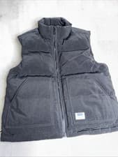 Image of Hugo Black Water Repellant Padded Gilet Bodywarmer Size Medium Hugo Boss