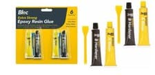 Image of 4x 10g Epoxy Klear Glue 2 Part With Resin & Hardener 5 Minute setting Araldite