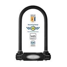 Image of Master Lock Sold Secure Gold D-Lock 11 X 21cm 8195EURDPRO Black