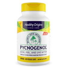 Image of Healthy Origins Pycnogenol 100 mg 60 Veggie Caps, Heart Health Eyes Vision USA