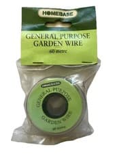 Image of HOMEBASE GENERAL PURPOSE GARDEN WIRE 60 METRE NEW ( PACKAGING MARKED )