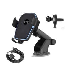 Image of UK Fast Wireless Car Charger Gravity Car Holder For iPhone 16 15 14 13 12 XS X 8