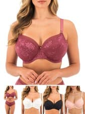 Image of Fantasie Fusion Lace Side Support Bra Full Cup Three Section Bras Lingerie
