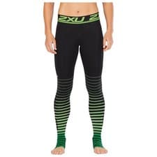 Image of 2XU Womens Power Recovery Compression Tights Black/Green Size X ... (RRP £110)