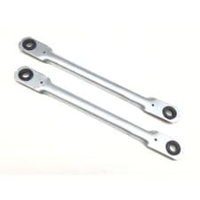 Image of 2x Windscreen Wiper Link Bars Rods Front Fits Fiat Punto Mk2 1.2 #1 5YR WARRANTY