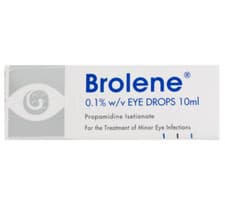 Image of Brolene Eye Drops - Treatment of Minor Bacterial Eye Infections - 10ml