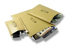 Image of Genuine Jiffy Airkaft Padded Bubble Envelopes Bags - GOLD & WHITE