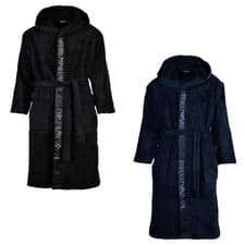 Image of EMPORIO ARMANI Men's Bathrobe - SPONGE, Bathrobe, Logo, Terry, Cotton