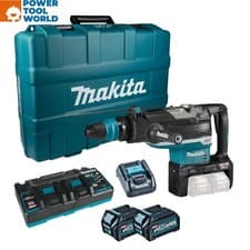 Image of Makita HR006GD202 Twin 40v Max XGT SDS Max Rotary Demolition Hammer Inc 2x 2....