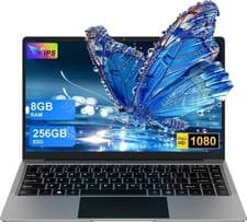 Image of HUQPPQ Laptop 14 Inch Laptop Computer 8GB RAM 256GB SSD Storage(TF Card 512GB-1T