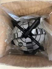 Image of 4 Inch (4") 4 Jaw Lathe Chuck Precision Independent  Semi-Steel K72-100