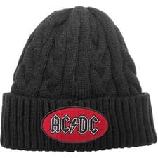 Image of AC/DC 'Oval Logo' Beanie Hat - NEW
