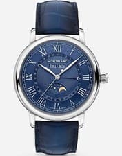 Image of Montblanc Star Legacy Full Calendar 42mm – New & Box - Blue Dial
