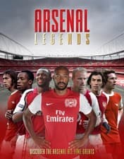 Image of Arsenal Legends: Discover the Arsenal All-Time Greats by Unknown | Hardcover
