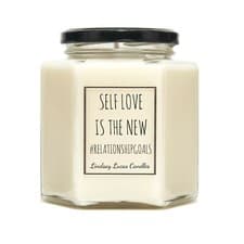 Image of Self Love Is The New Relationship Goals Positivity Scented Candle