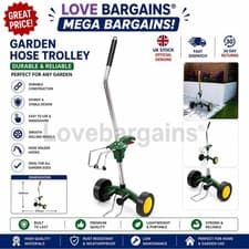 Image of Garden Wheeled Flower/Plant Pot Trolley - GH393