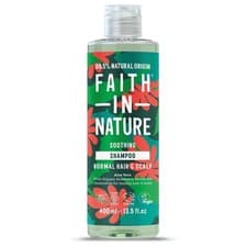 Image of Faith In Nature Organic Aloe Vera Shampoo, Soothing for Normal Hair & Scalp,