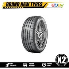 Image of 2x 195/55R16 Kumho Ecsta PS71 EV 195 55 16 91V XL Car Tyres B-Rated Wet