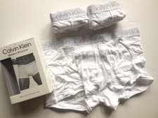 Image of CALVIN KLEIN MODERN STRUCTURE 3PACK COTTON TRUNKS MEDIUM RRP £44