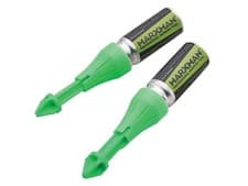 Image of Marxman Short Green Twinpack 45mm Hole Chalk Marking Pen Set, XMS25MARXMAN