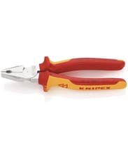 Image of Knipex 02 06 180 SB VDE High Leverage Combination Pliers 180mm