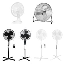 Image of Pedestal Fan & Desk Fan Electric Oscillation Cooling Fans for Home Office Use