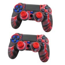 Image of Camouflage Silicone Skin Case Gel Cover Grip for Playstation 4 PS4 Controller