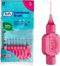 Image of TePe Dental Easypick Interdental Brush Toothpicks & Travel Case Size 0 (0.4mm)