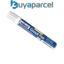 Image of Ronseal 37323 One Coat Grout Pen Brilliant White 7ml RSLGPBWH7