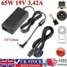 Image of 65W AC Power Supply 3.42 Amp 19 Volt Adapter Charger LCD Screen 5.5mm * 2.5mm F