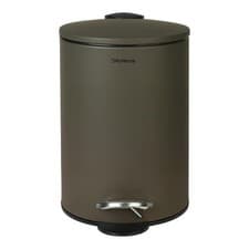 Image of Blomus Tubo Pedal Bin Made of Powder-Coated Steel, Tarmac, 3 L Capacity, Smart