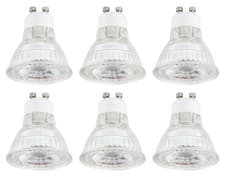 Image of 6 x Megaman 142224 Dimmable LED GU10 PAR16 Lamps 36° 6500K Daylight 4.7W