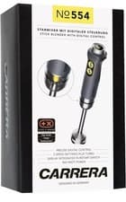 Image of Carrera Digital Grey Stainless Steel Hand Blender 800W & Masher & Jug RRP £249