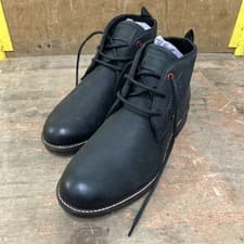 Image of Hunter Jura Leather Men's Black Lace-Up Boots New UK 10 RRP £125