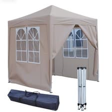 Image of 2x2/2.5Mx2.5M/3x3M Pop Up Garden Gazebo Outdoor Party Tent Canopy With Sides