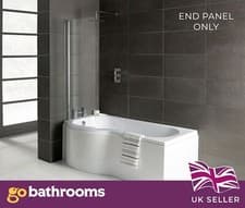 Image of Acrylic White End Bath Panel - ONLY